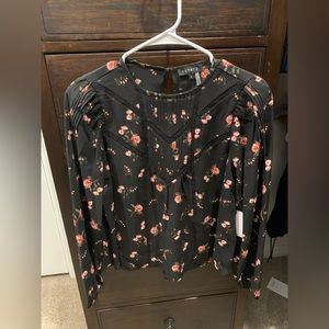 1. Stare size small floral blouse. Never been worn with tags.
